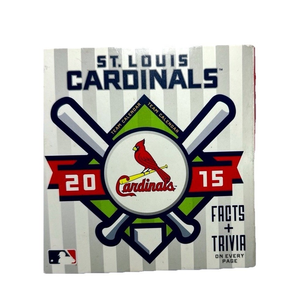 St. Louis Cardinals‎ 2015 MLB Team Calendar Facts Trivia Baseball